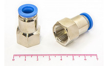 Фитинг цанговый прямой с внутренней резьбой D PCF 10-03 (R3/8